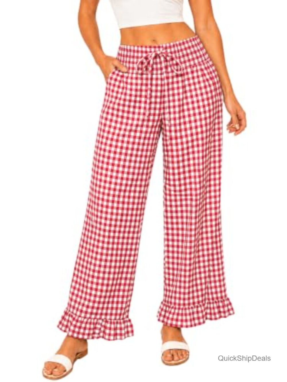 Wide Leg Rayon Lounge Pants